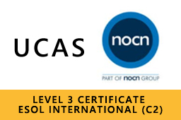 Το UCAS καλωσορίζει το NOCN Level 3 Certificate in ESOL International (C2)
